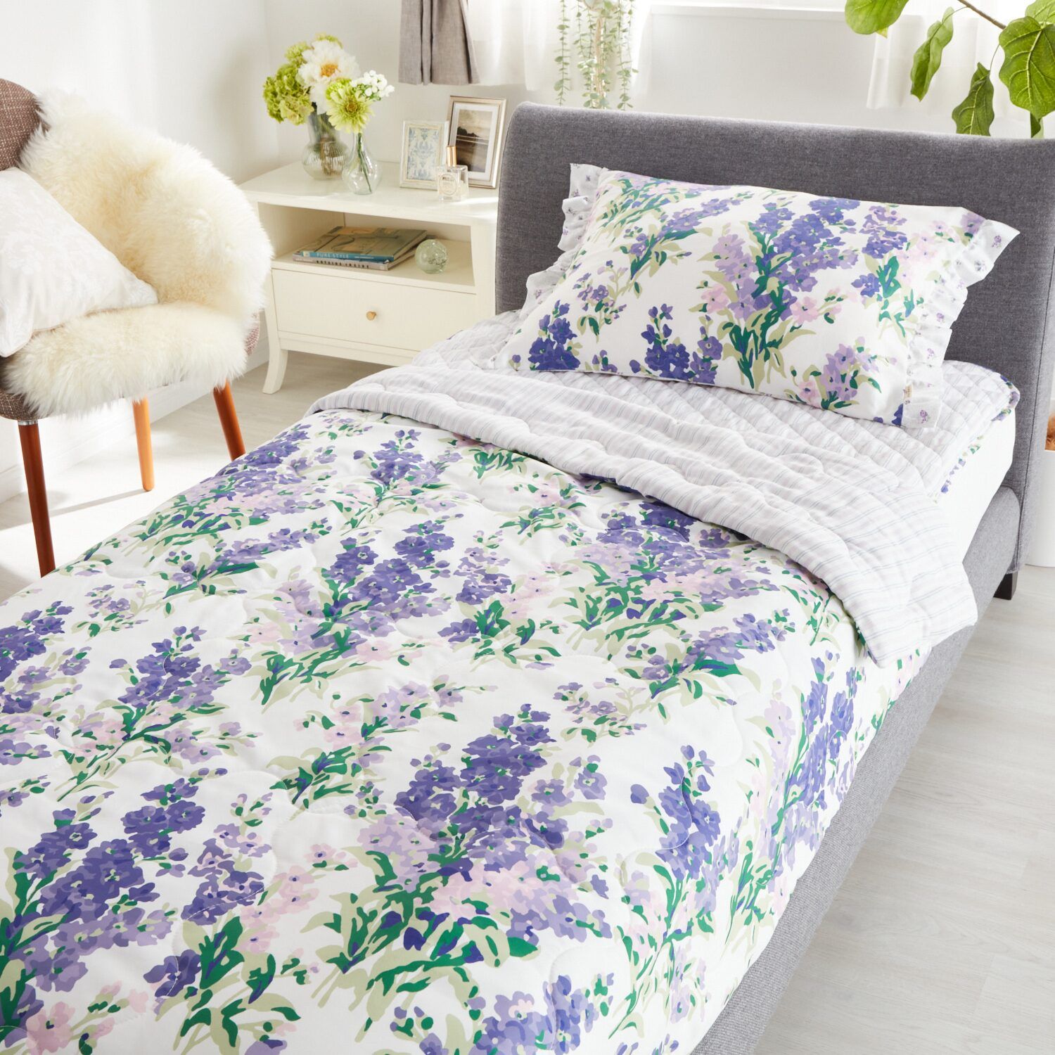 【未使用タグ付】ローラアシュレイ 肌面３重ガーゼ 肌ふとん ストックス シングル 新品未使用】LAURA ASHLEY ローラアシュレイ ストックス 肌面コットン3