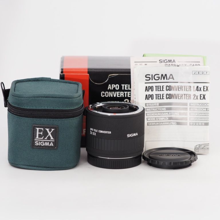SIGMA APO TELE CONVERTER 2X EX キャノン用 EF Amazon | SIGMA シグマ APO TELE CONVERTER 2x EX for Canon