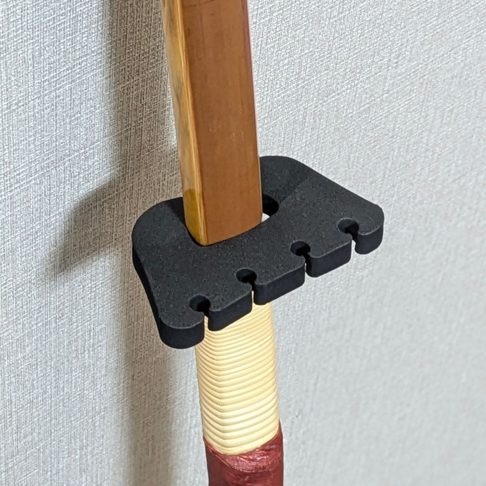 【弓道】弓ちゃんと一緒  二個入 （矢と弓をまとめる物）黒