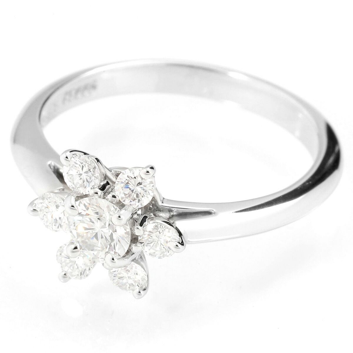 ティファニー バターカップ リング 指輪 ダイヤモンド PT950 7号  