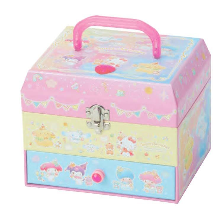 サンスター文具(Sun-Star Stationery) ひみつのラブリーボックス サンリオキャラクターズ 18×20×18cm