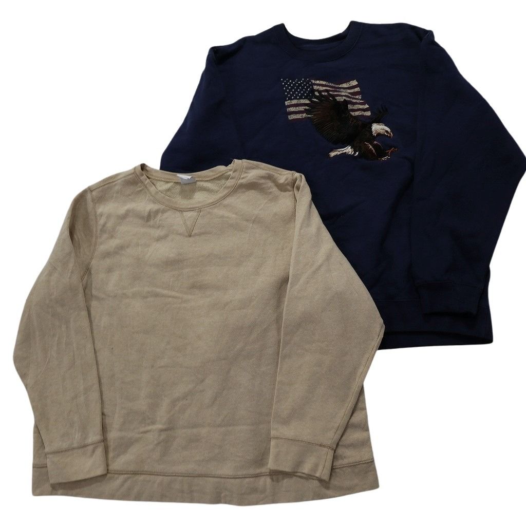 古着スウェットまとめ売り 古着卸 まとめ売り カラー スウェット 7枚セット (メンズ L /XL