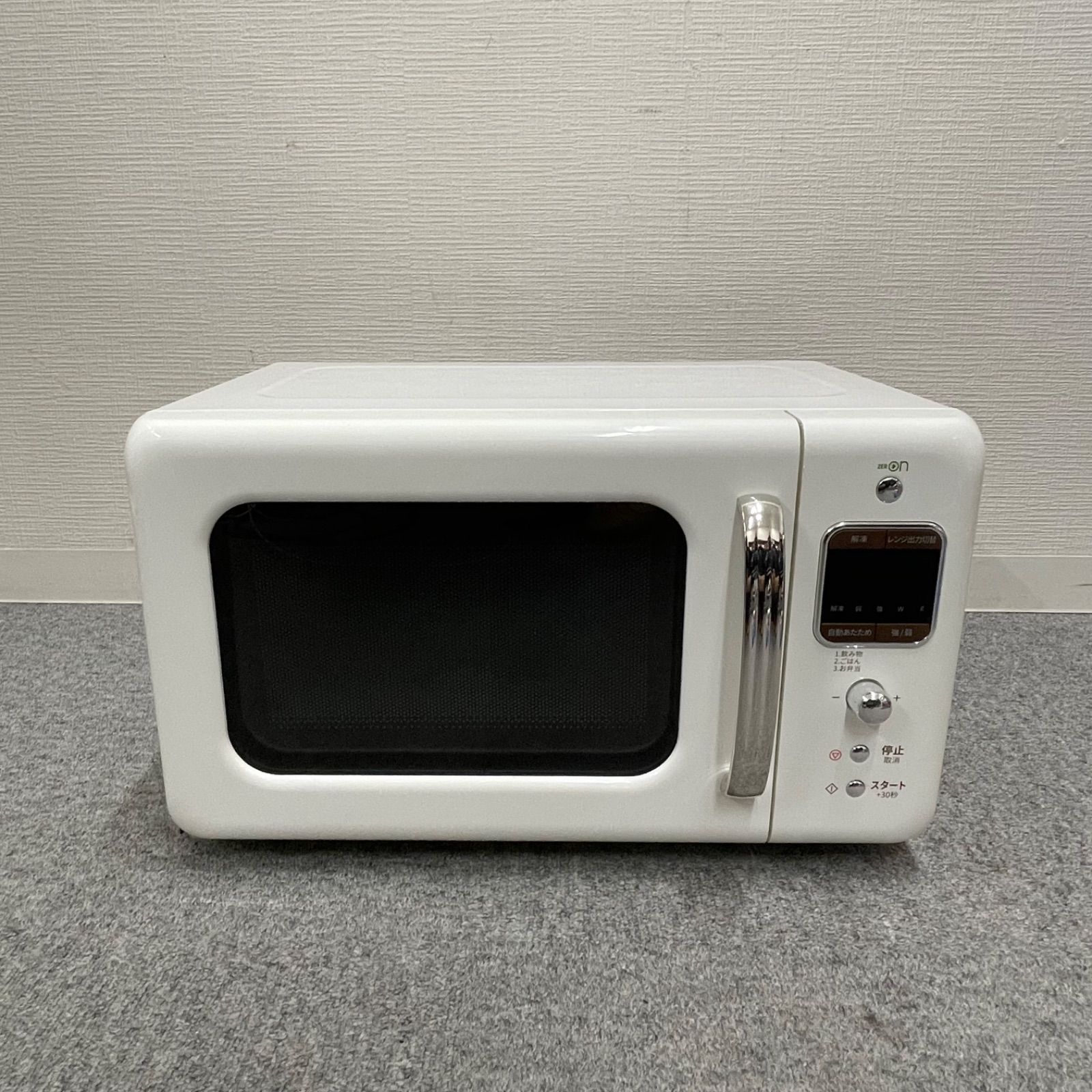 NPA 2018年製 テクタイト 電子レンジ DM-E25AW レトロ アンティーク