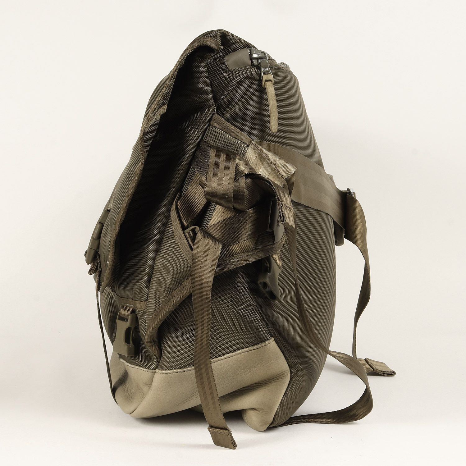 visvim ビズビム バッグ 00s ワッペン付き エルクレザー コンビ