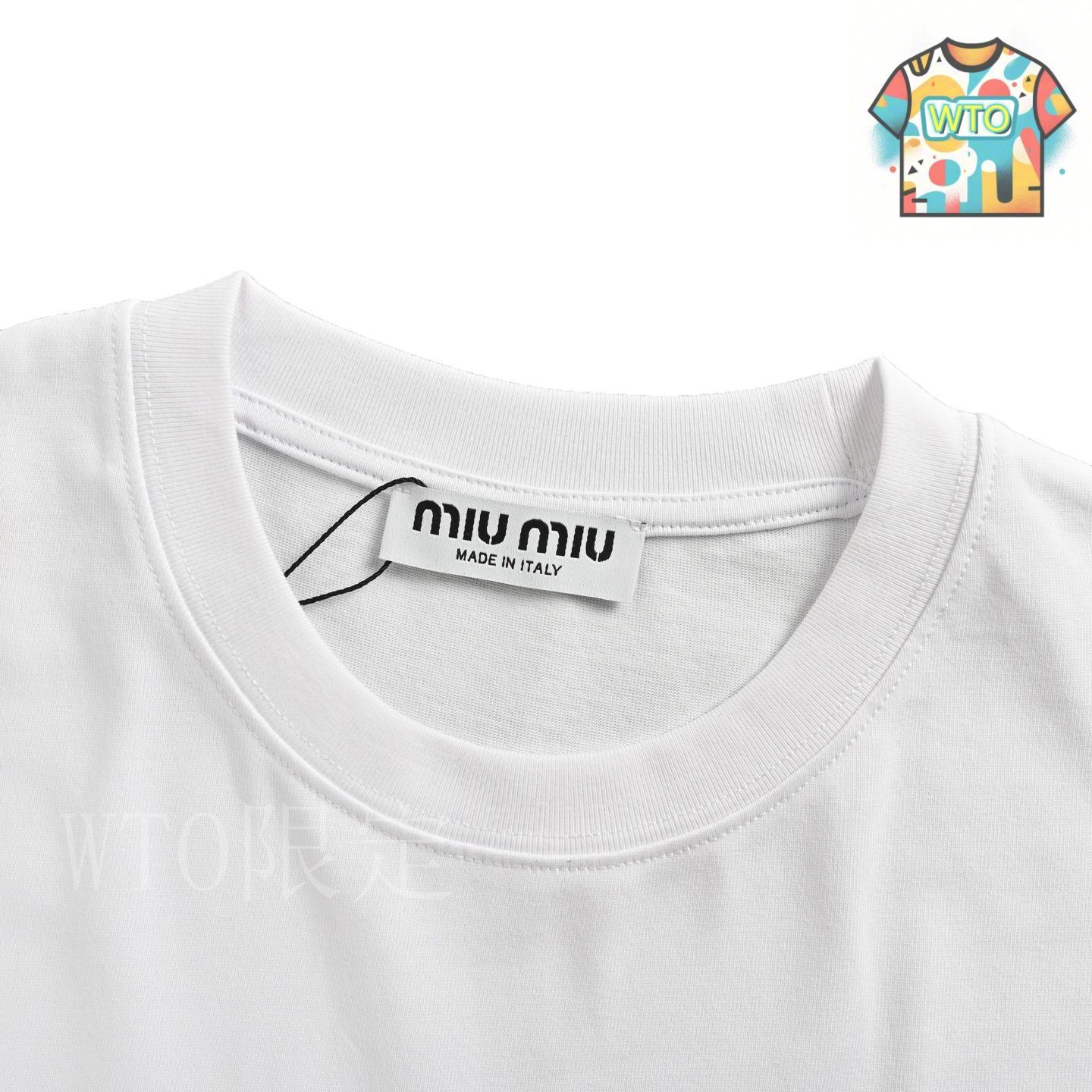 今日特価】Miu Miu 2025SS ロゴプリント T シャツ - メルカリ