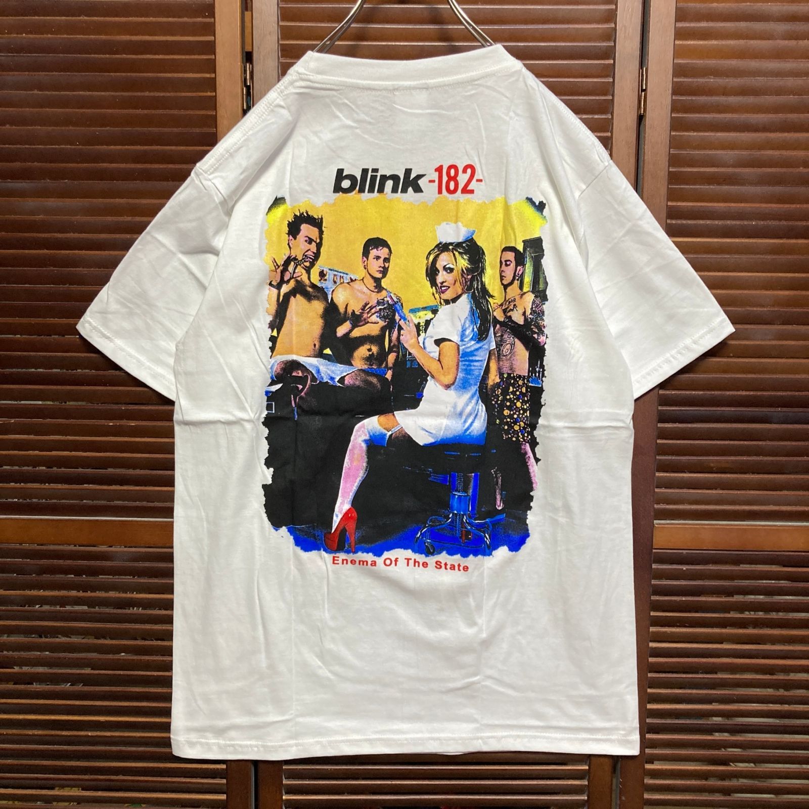 激カワ blink-182◎USAツアーTシャツ 両面プリント 丈77 激カワ blink-182◎USAツアーTシャツ 両面プリント 丈77