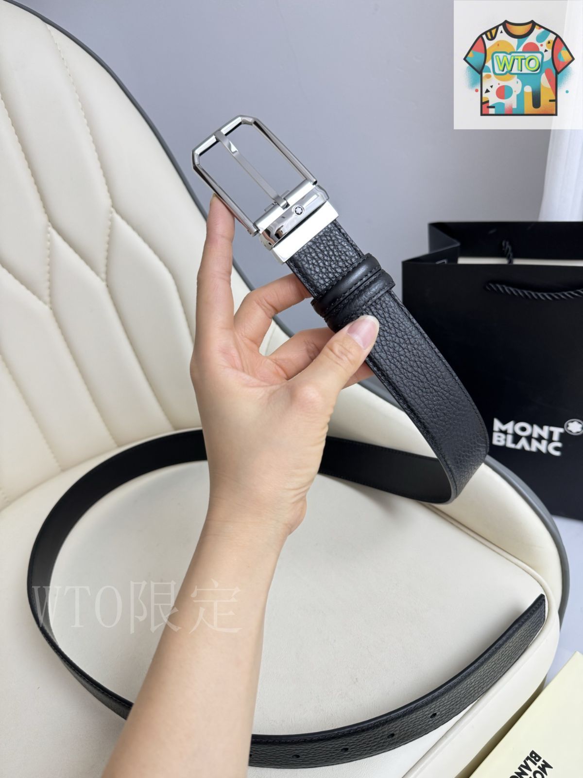 今日WTO】Montblanc モンブラン レザーベルト-1-FX94 - メルカリ