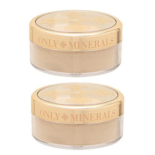 オークル セットオンリーミネラル ONLYMINERALS ファンデーション ツヤタイプ 7 オークル SPF17PA 7g 2個セット