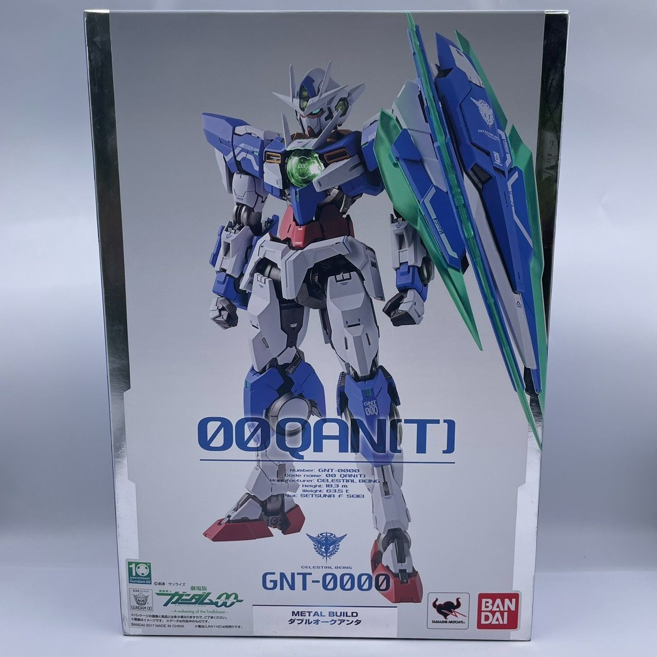 METAL BUILD 機動戦士ガンダム ダブルオークアンタ フィギュア / ガンダムOO OOQAN[T] GNT-0000 BANDAI バンダイ  GUNDAM メタルビルド - メルカリ