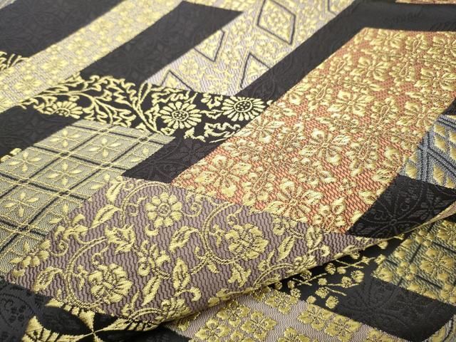 平和屋着物○織匠十一代目 篠屋宗兵衛 謹製 綴れ唐織 六通柄袋帯 吉祥