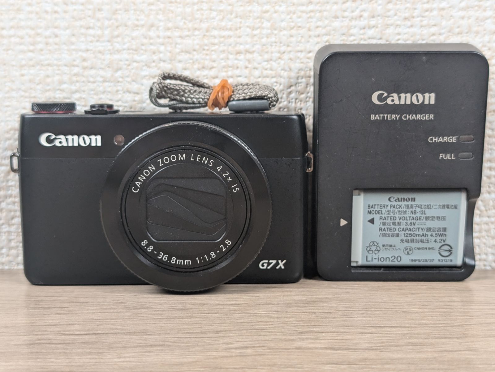 動作良好 Canon PowerShot G7 X ブラック 高画質デジカメ Vlog 自撮りOK すぐ撮影◎