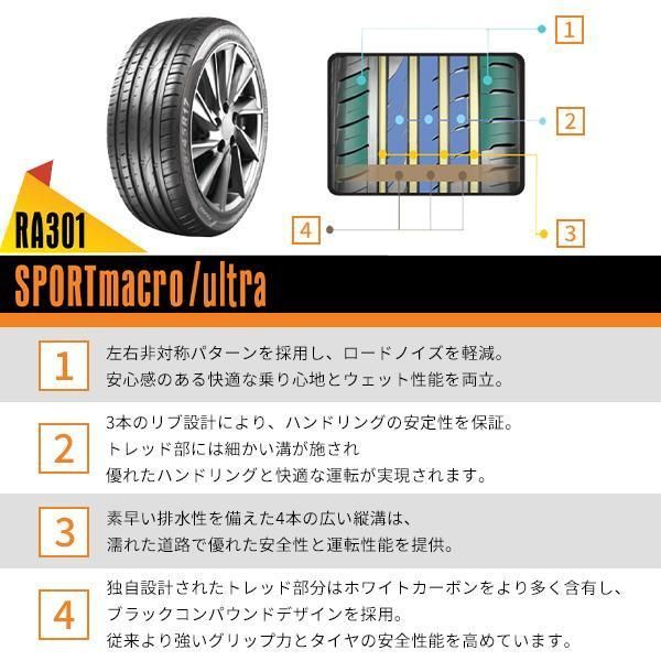 2本セット 225/45R18 2024年製造 新品サマータイヤ APTANY RA301 送料無料 225/45/18【即購入可】 - メルカリ