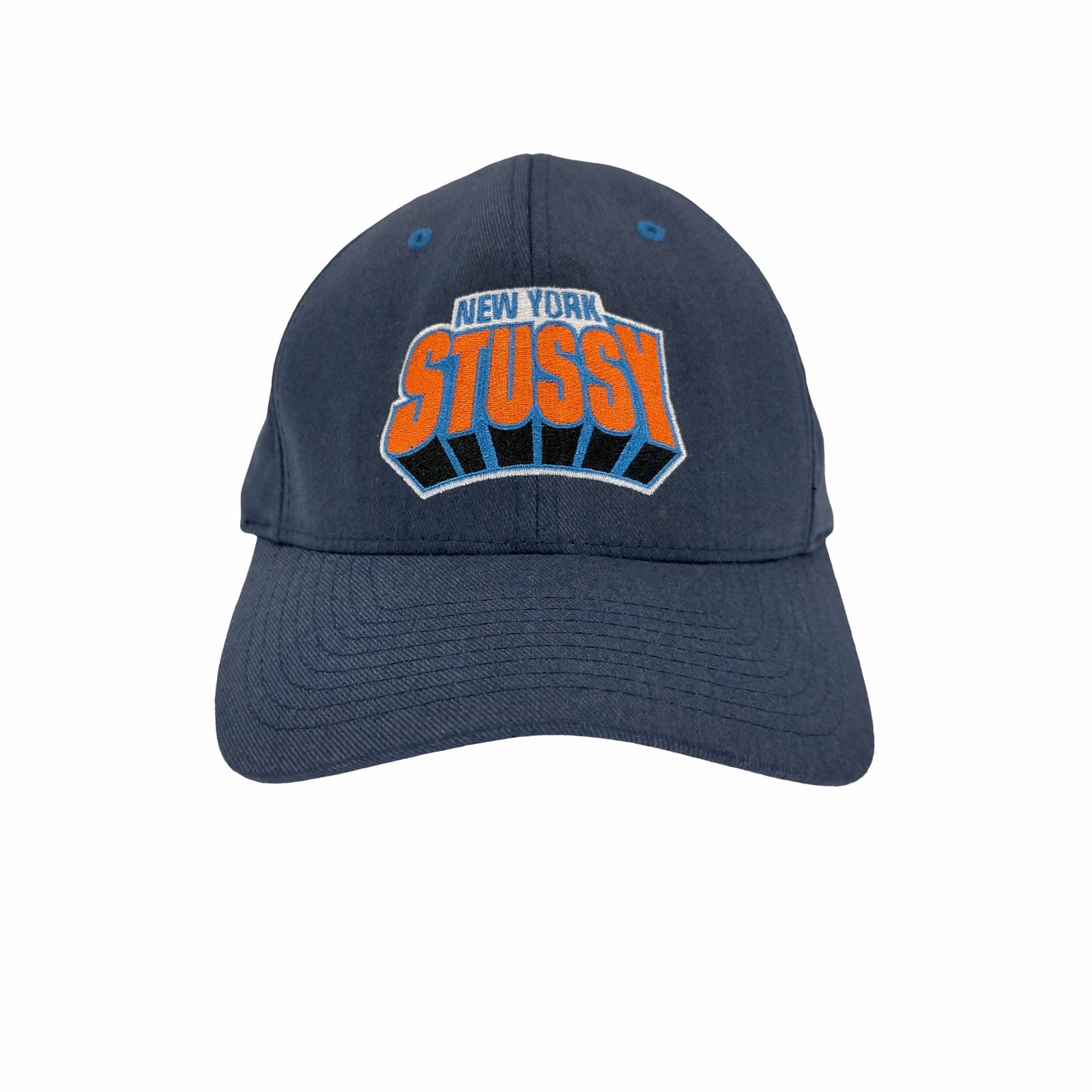 ステューシー Stussy 90s 紺タグ NEW YORK アーチロゴ キャップ メンズ  S-M