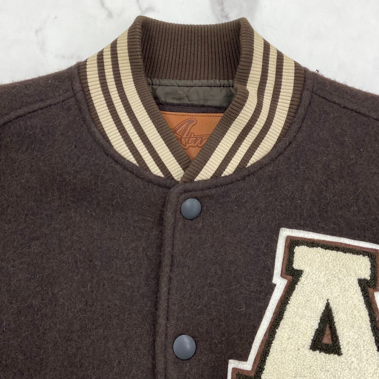 ATMOS アトモス varsity jacket スタジャン Lサイズ メンズ - メルカリ