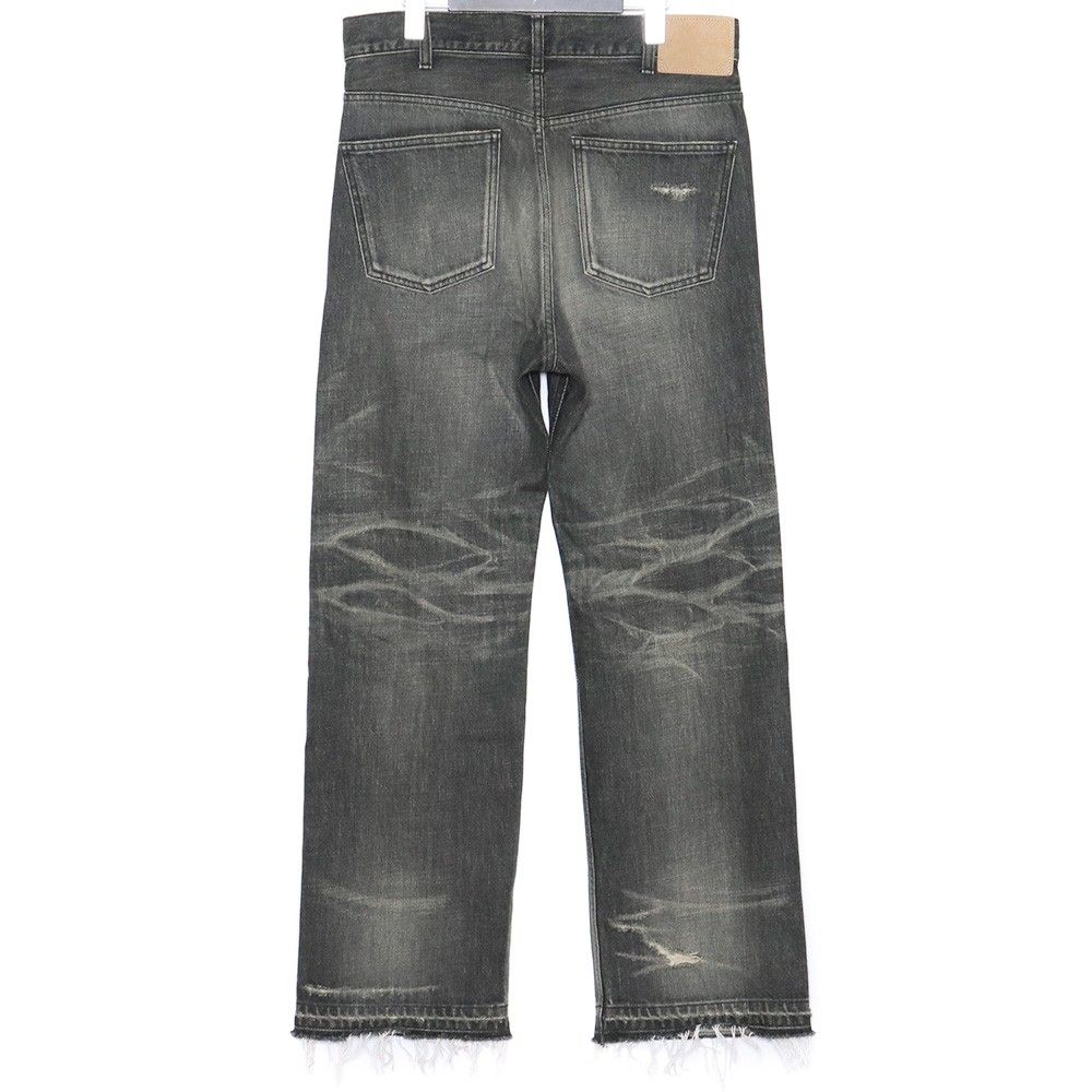 新品未使用⭐︎CELINE ウェスリージーンズ ブラックデストロイド 27 正規品 CELINE】ウェスリージーンズ ブラックデストロイド デニム