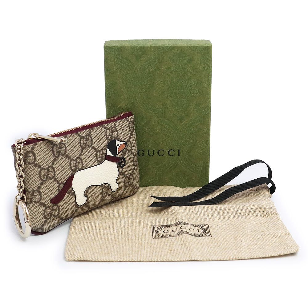 【未使用箱付き】GUCCI キーケース　キーリング　GGライン ギフトにも♪【国内発送☆GUCCI】GG スマートキー ケース (GUCCI