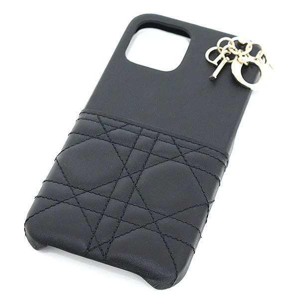 値下Lady Dior iPhone 14 Pro カナージュ ラムスキン
