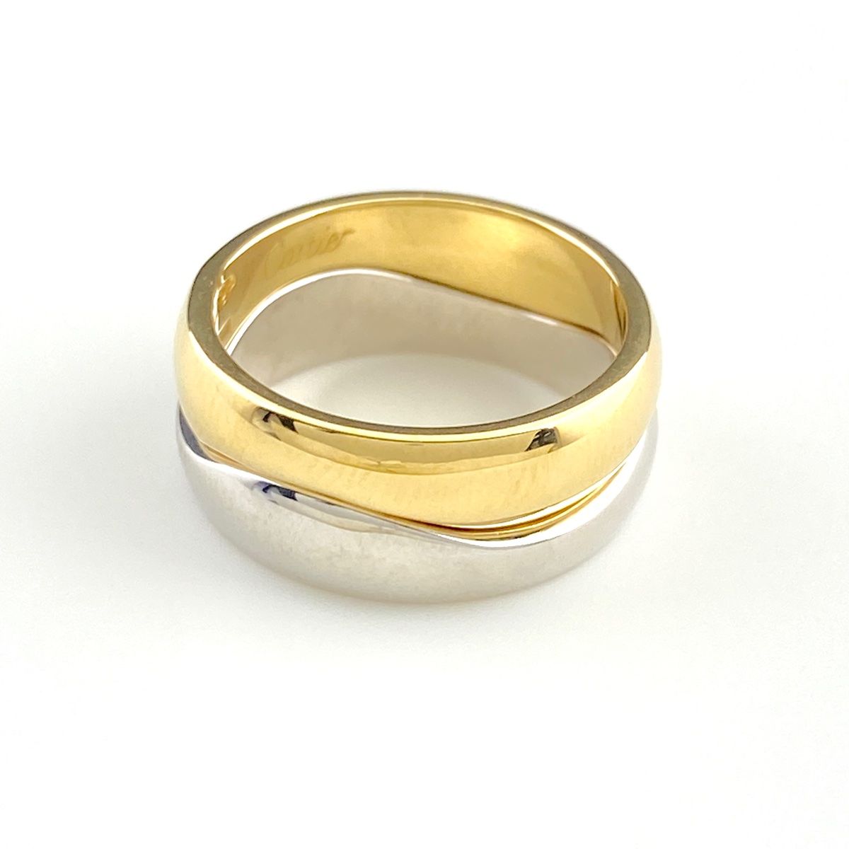カルティエ ラブミー リング 750 YG/WG #50 5.9g Cartier カルティエ