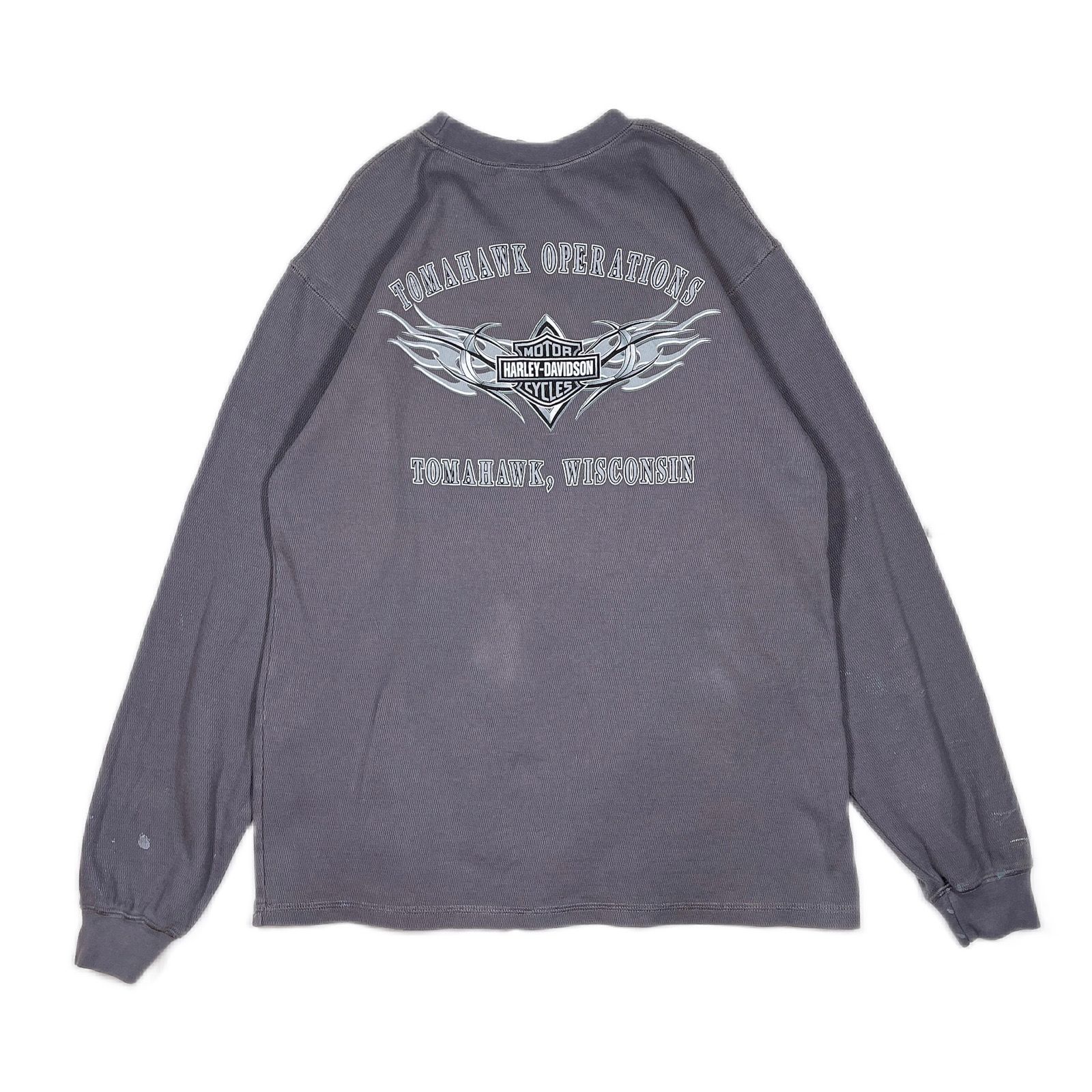 Msize HARRY DAVIDSON thermall long TEE ハーレーダビッドソン