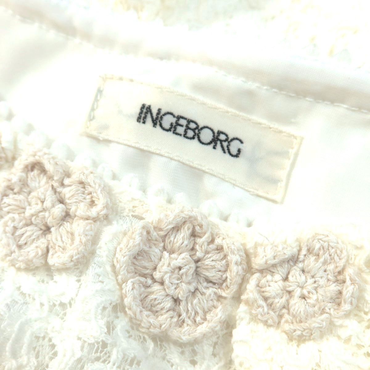 INGEBORG インゲボルグ☆繊細！総レース チュニック大人可愛いフラワー  