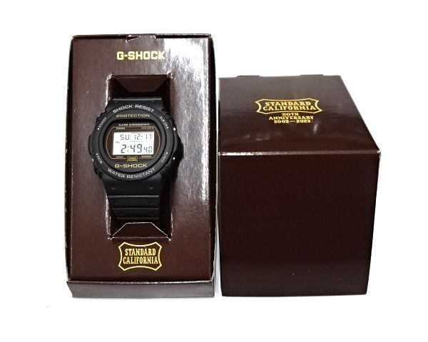 新品【STANDARD CALIFORNIA G-SHOCK x SD DW-5750E-1JF 20th 20周年
