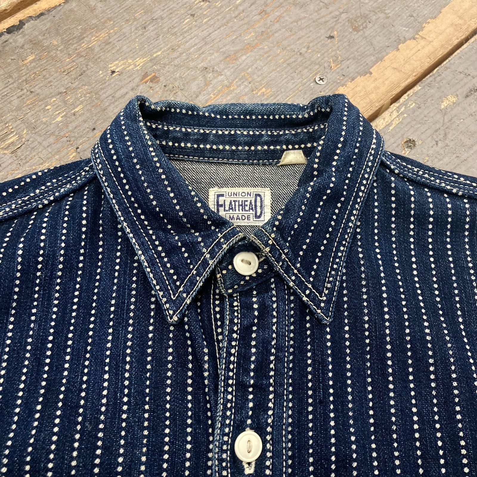 THE FLAT HEAD ザフラットヘッド 7014W WABASH WORK SHIRT 