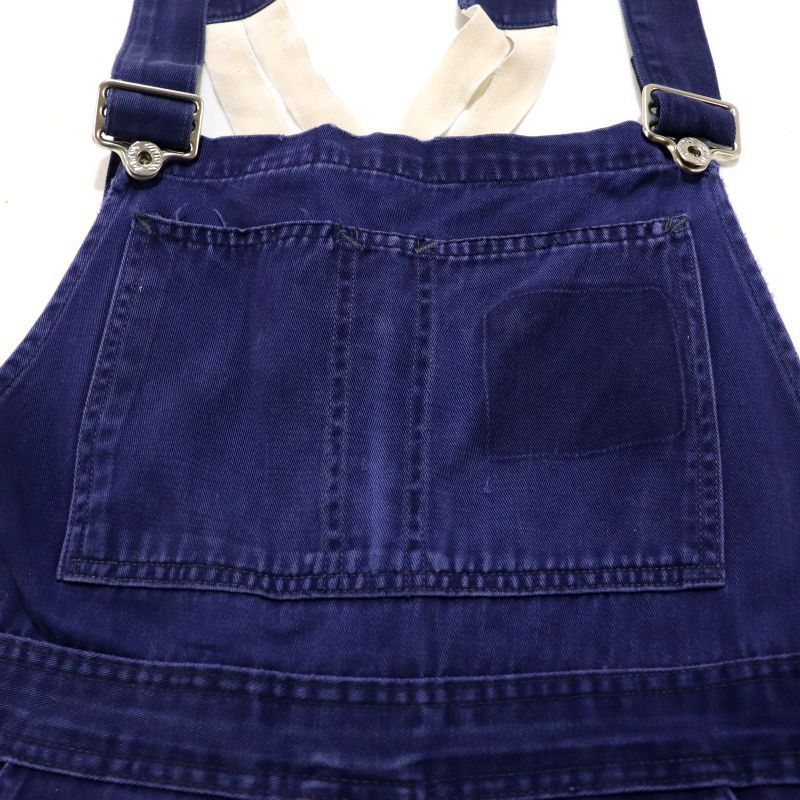 EVISU エヴィス 裏ヒッコリー デニム オーバーオール W30 エヴィスヤ