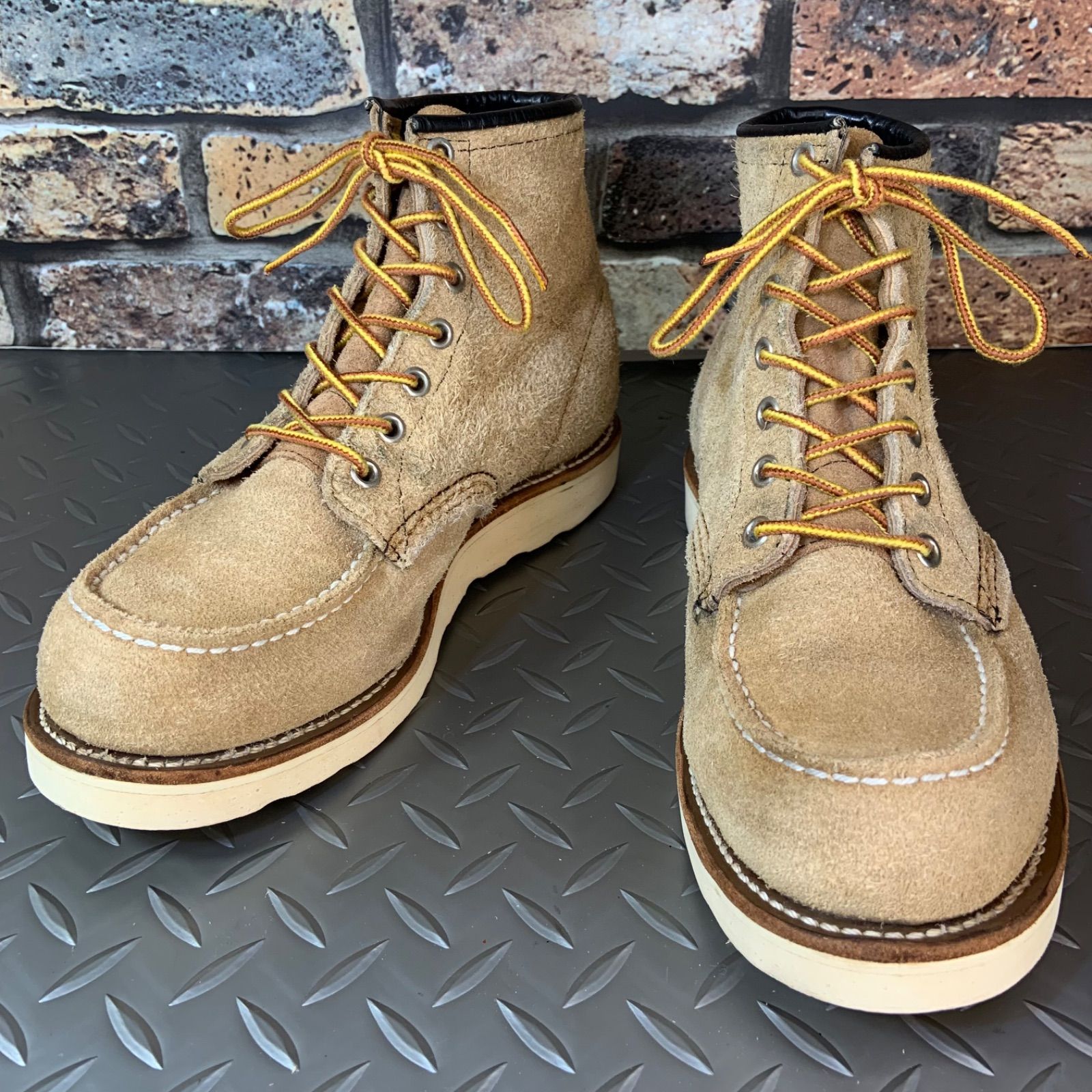 ☆REDWING 8173 モックトゥワークブーツ 90'S 四角犬タグ US7E