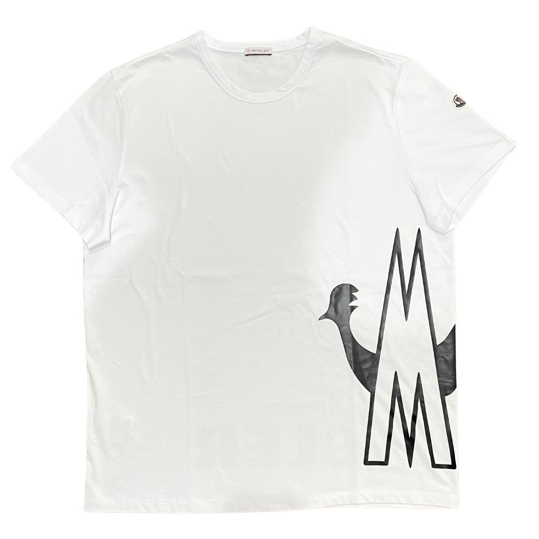 MONCLER/モンクレール /XXL /ホワイト /ロゴプリントTシャツ