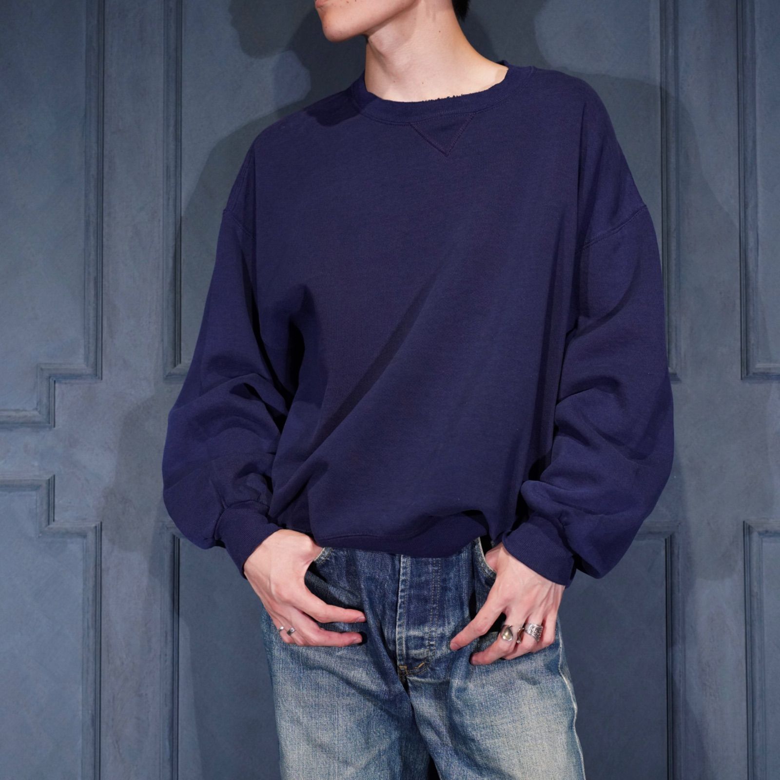 90 s USA VINTAGE RUSSELL ATHLETIC PLANE DESIGN SWEAT SHIRT MADE IN USA|90年代アメリカ古着ラッセルプレーンデザインスウェット アメリカ製