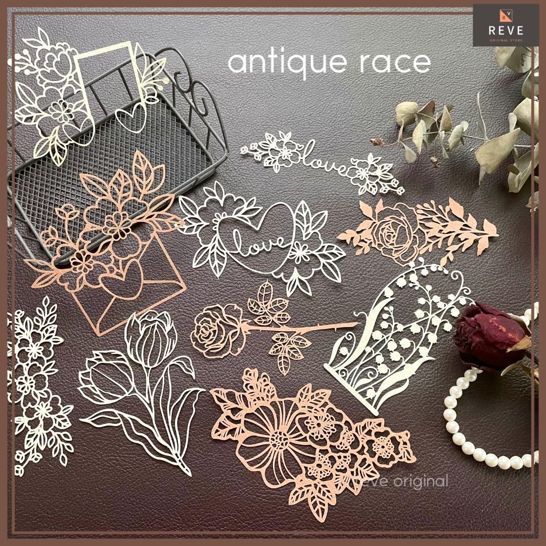 週末セール★ジャンクジャーナル スクラップブック ノート レース 馬 薔薇★ 週末セール☆ジャンクジャーナル スクラップブック ノート