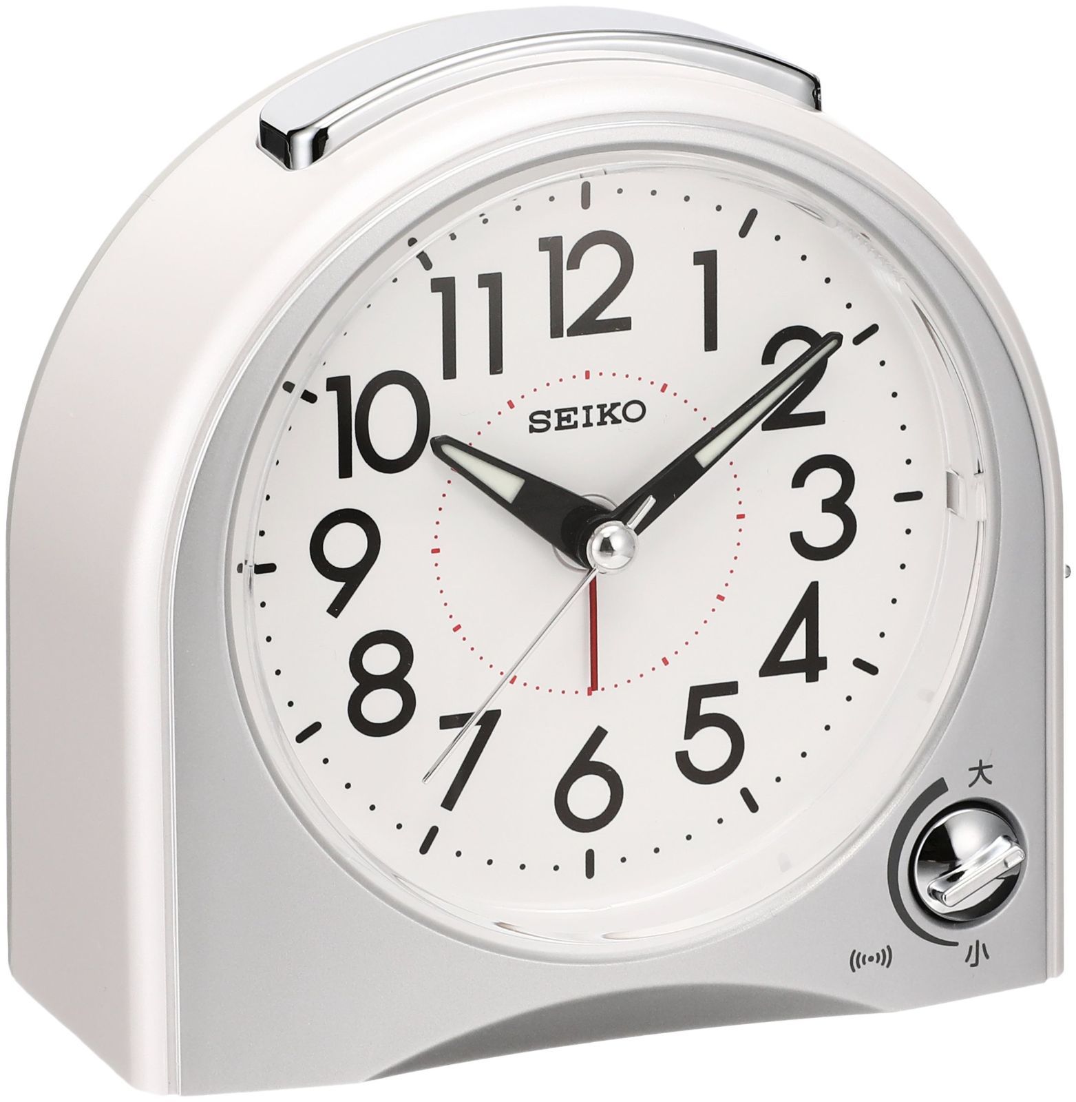 Color:白パール セイコー クロック 目覚まし時計 アナログ アラーム 白 パール KR503W SEIKO