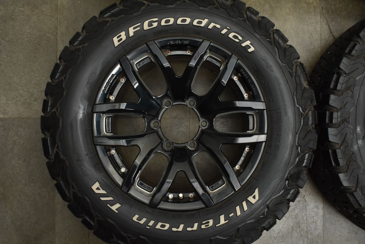 良好品 RAYS デイトナ FDX F6 17in 8J 20 PCD139.7 BFグッドリッチ オールテレーンT A KO2 LT265 65R17 プラド ハイラックス サーフ FFCRYSTALESIA_COM