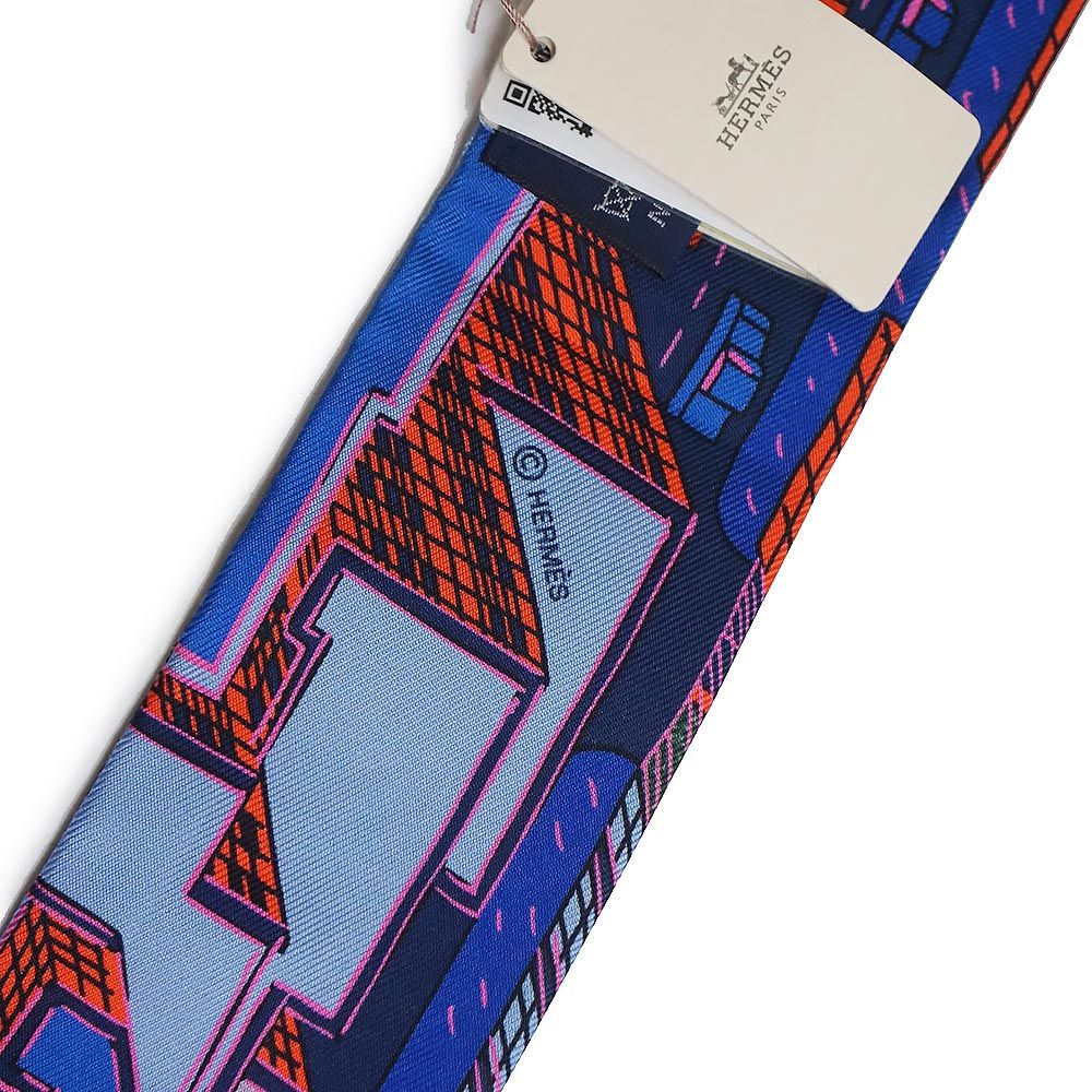 新品】 エルメス ツイリー パンタンシティ PANTIN CITY ブルー HERMES