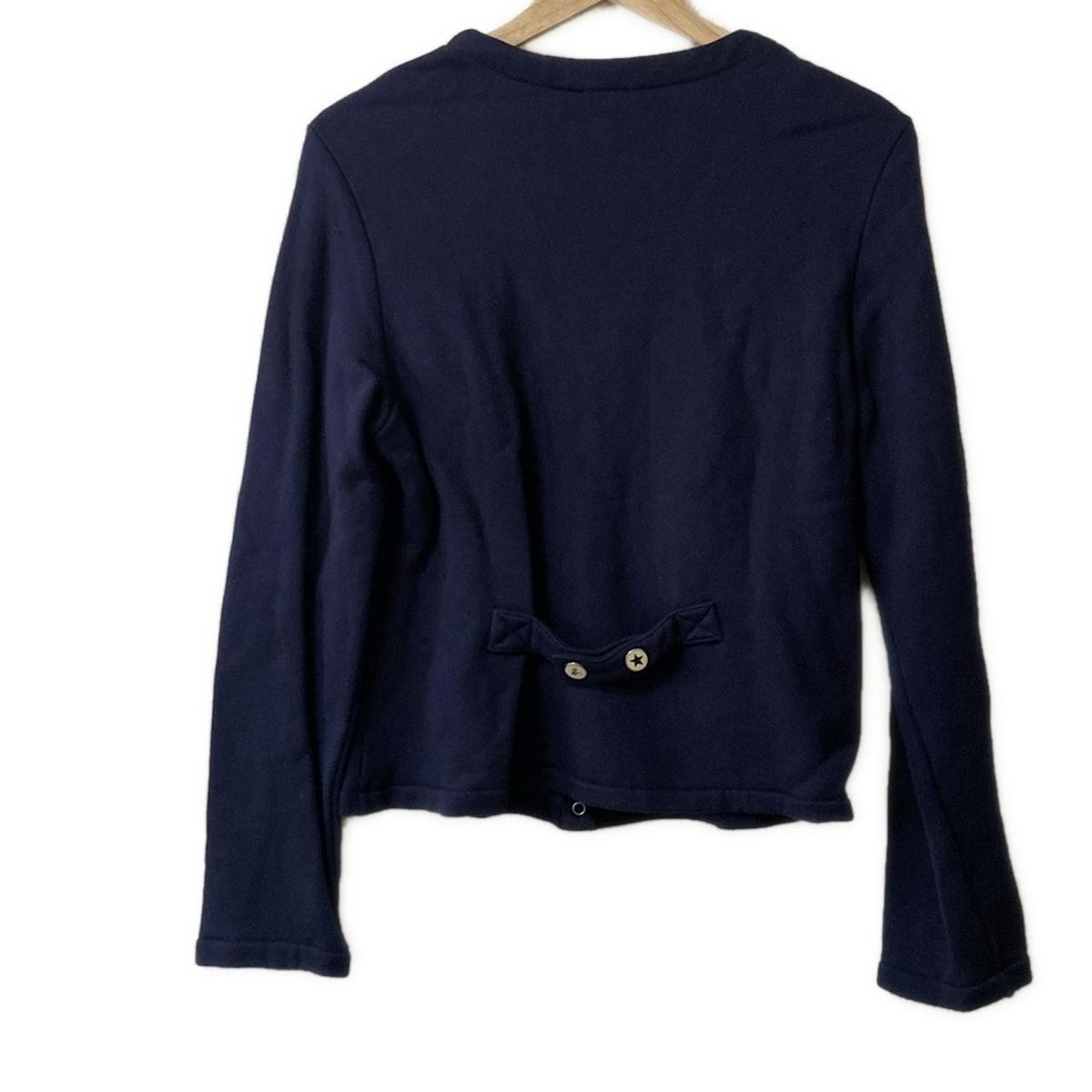 agnes b アニエスベー カーディガン サイズ2 M レディース - ダークネイビー 長袖|カシミヤ混