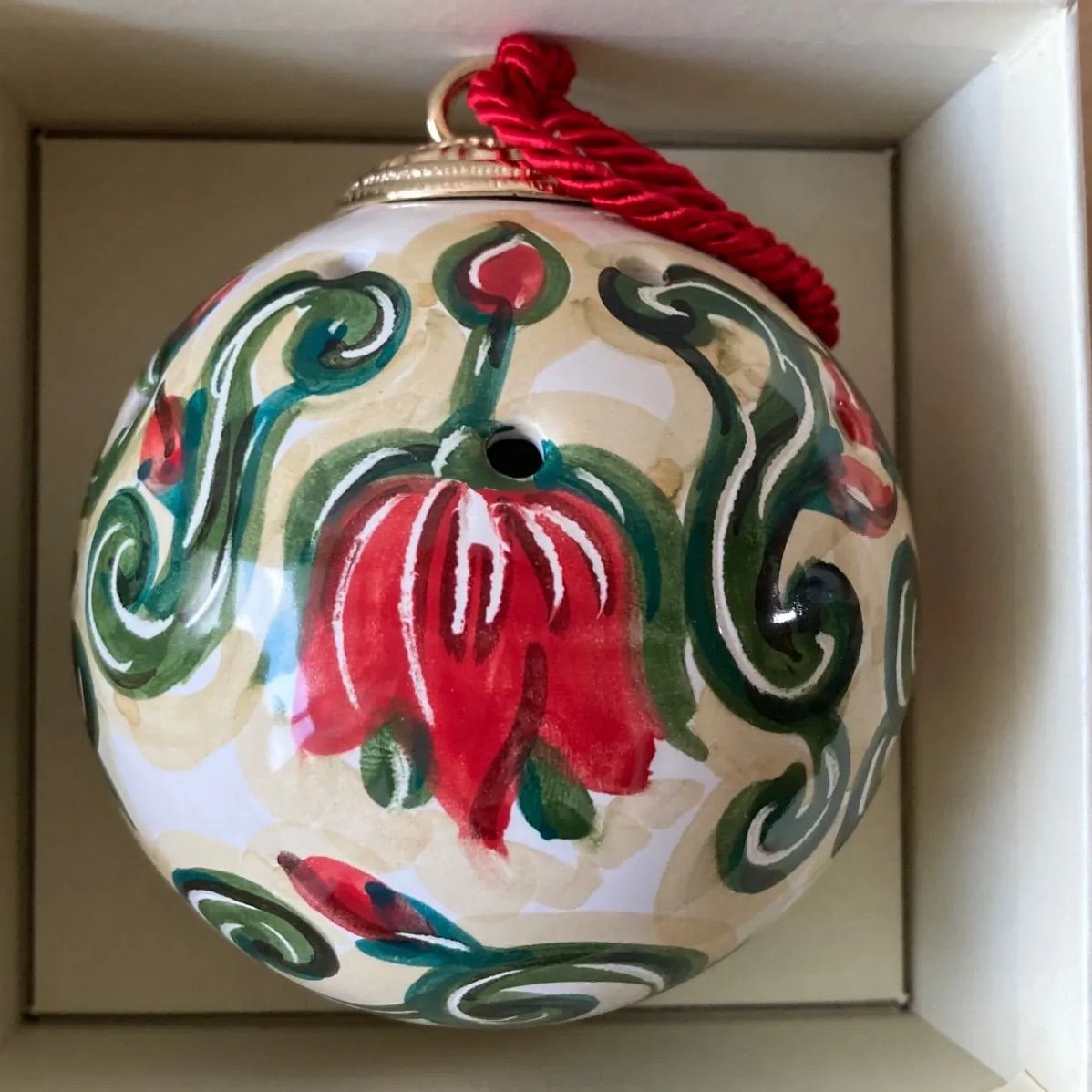 サンタマリアノヴェッラ ポプリ用セラミックボール オレンジ