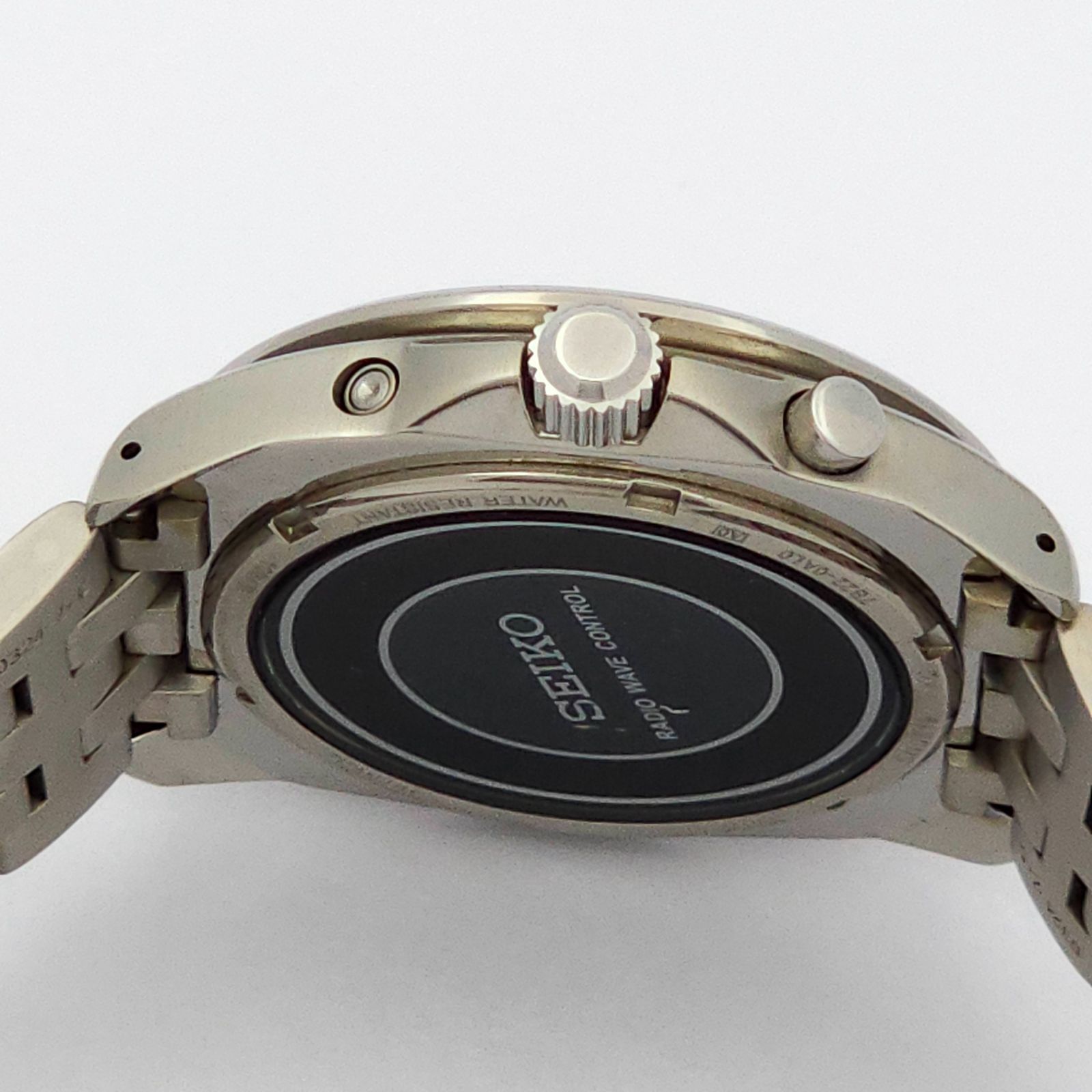 SEIKO セイコー 7B22-0AL0 ソーラー電波 動作品 チタニウム