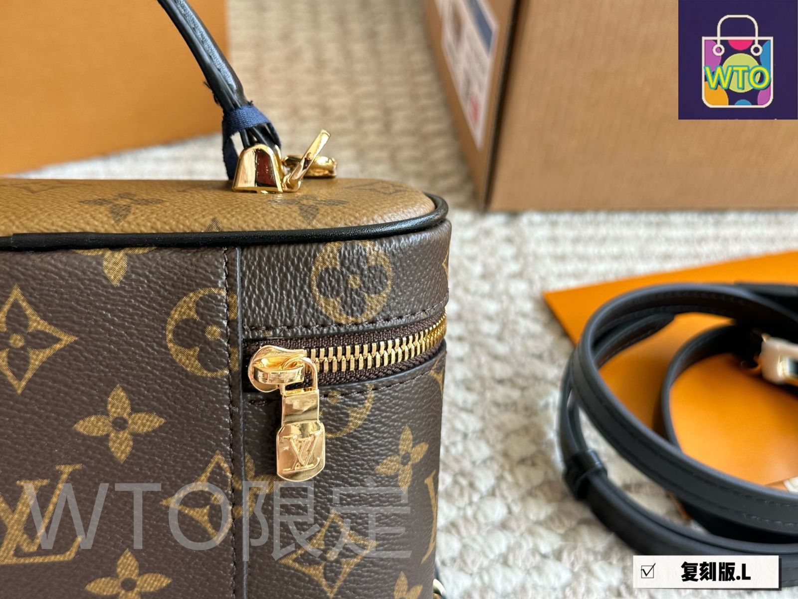 今日WTO】LV 新品化粧ポーチ 19×12cm 老花柄-WTO輸入-OK07