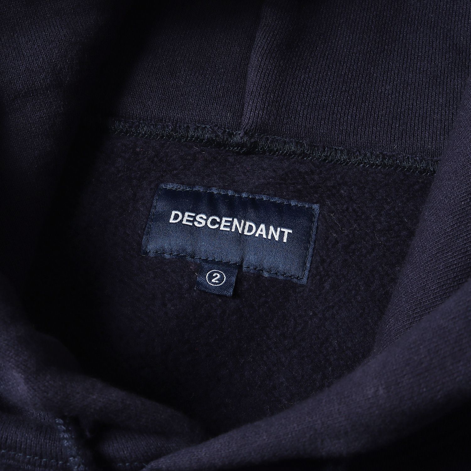 DESCENDANT ディセンダント パーカー サイズ:2 20AW DCDT ロゴ 刺繍 