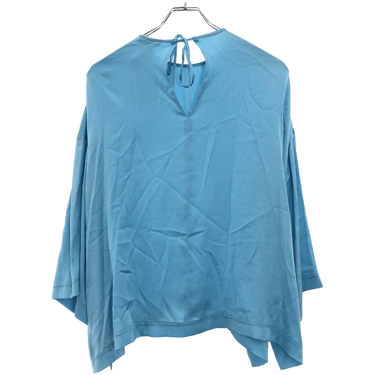 BLAMINK ブラミンク シルクストレッチワイドブラウス 7921-230-0162 