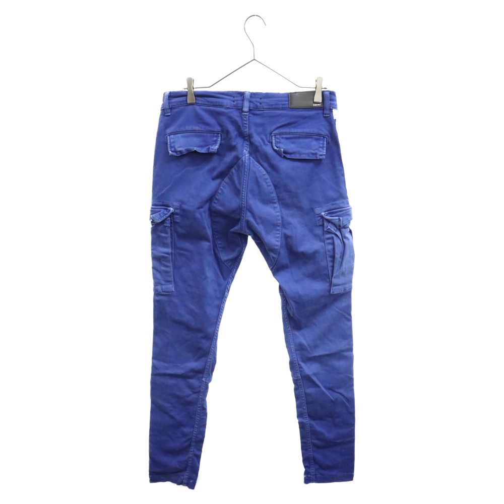 【関税込み】AMIRI ブルー ジャカード カーゴパンツ AMIRIのブルー ジャカード カーゴパンツがセール中