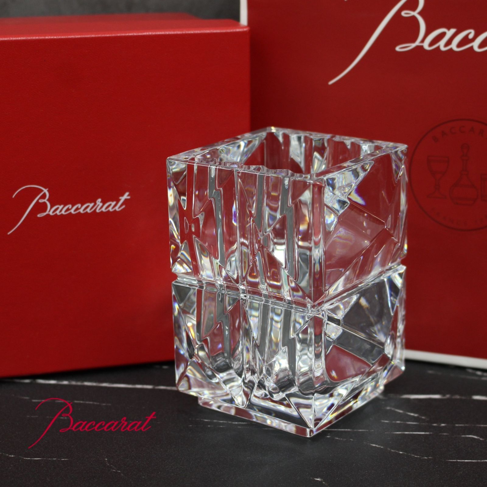 バカラ BACCARAT 新作 ペンホルダー ペン立て ルクソール 10.8cm