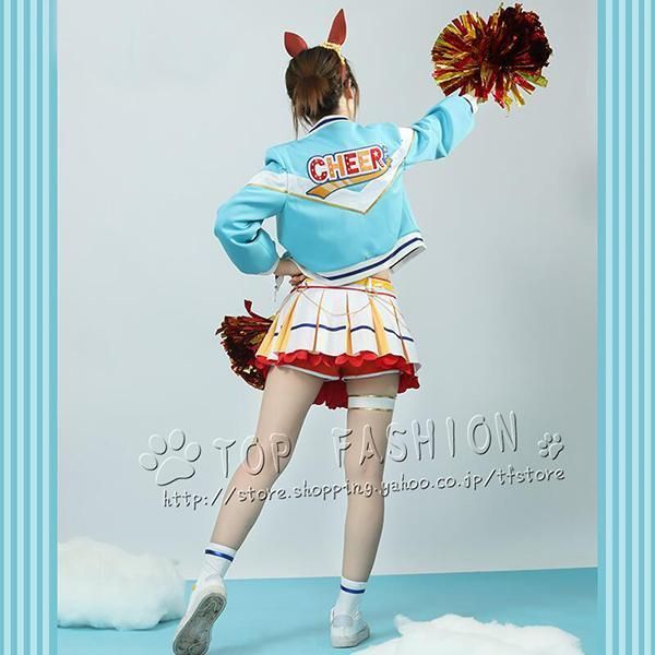 ウマ娘 プリティーダービー RUN＆WIN ナイスネイチャ 勝負服 コスプレ衣装 ウィッグ 靴 道具別売り