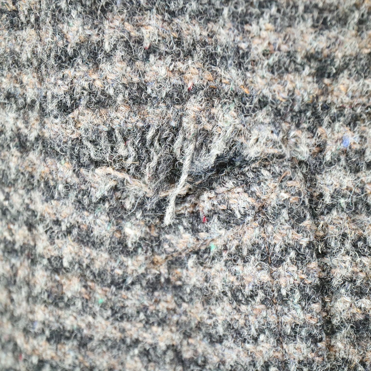 Harris Tweed ハリスツイード ウールコート チェック柄 グレー