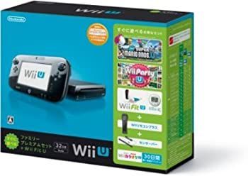 【中古】 Wii U すぐに遊べるファミリープレミアムセット+Wii Fit U (クロ) (バランスWiiボード非同梱)