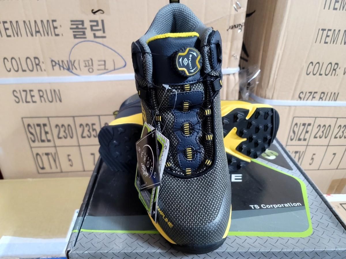 【雷市場（ポンジャン）商品韓国直送】CAMPLINE(キャンプライン) ダイアル 安全靴 250 255 270 275 280 285 290