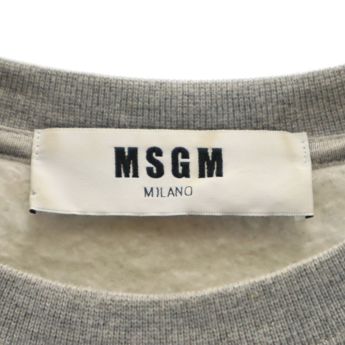 MSGM レディース スウェットワンピース グレー 裏起毛 XS 【公式通販】