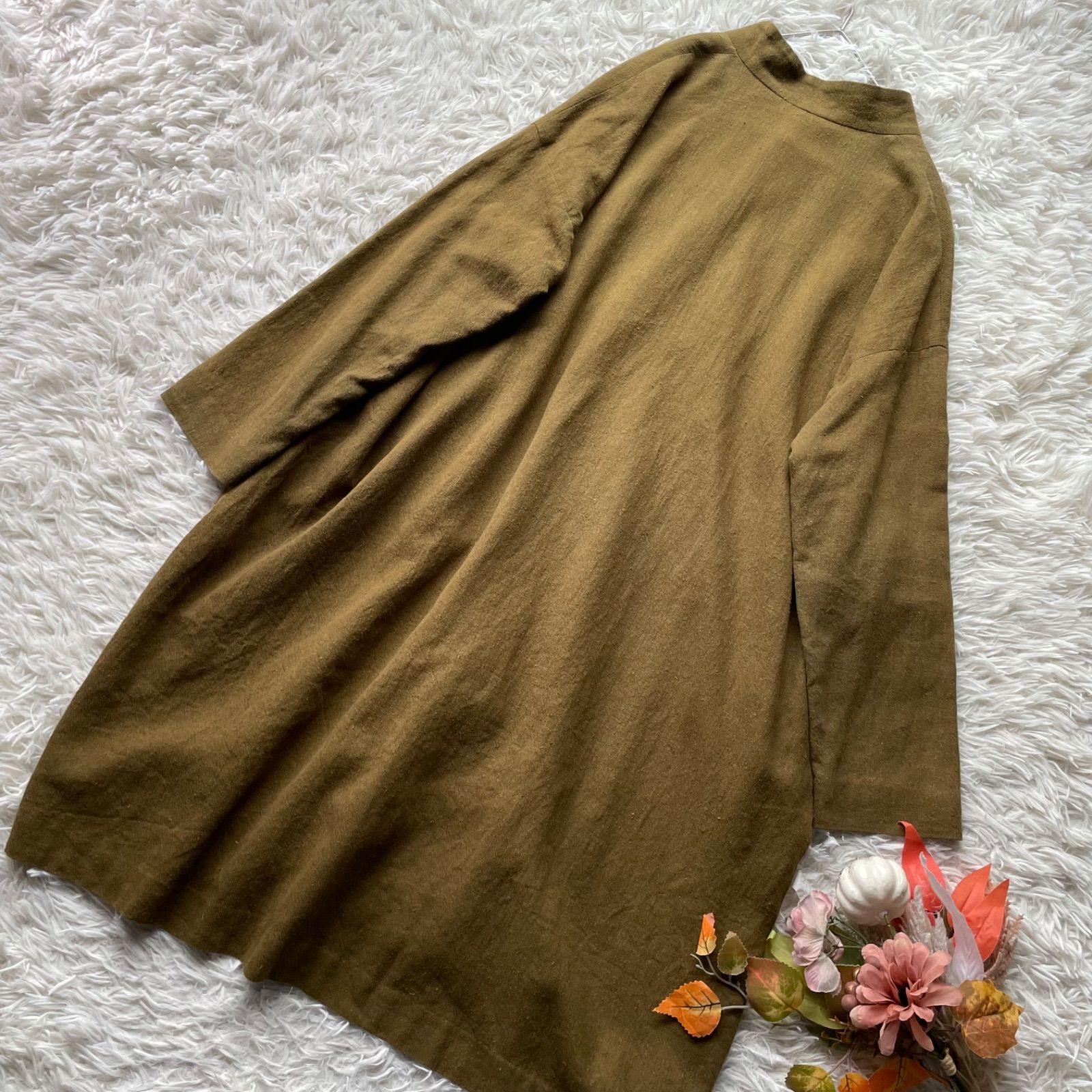 ヨーガンレール Jurgen Lehl スタンドカラーロングコート ジャケット M