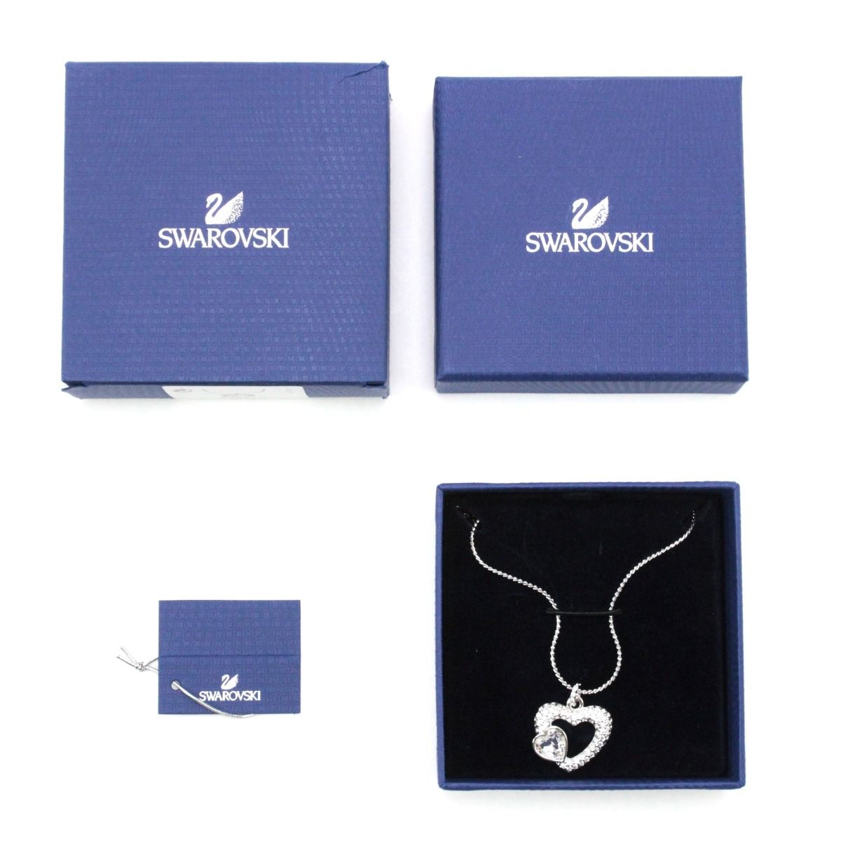 $$ SWAROVSKI スワロフスキー Emotion ペンダント 38-43cm 843865