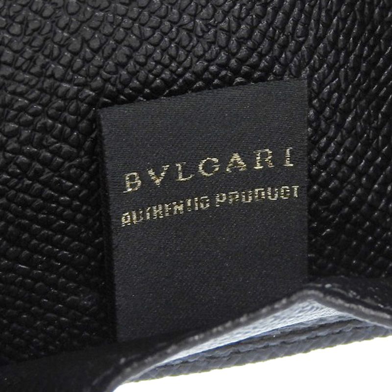 購入者様が決まりました 【美品】ブルガリ　ケース　レザー　ブラック　小銭入 Brandol / BVLGARI ブルガリ 小銭入れ レザー フラグメント